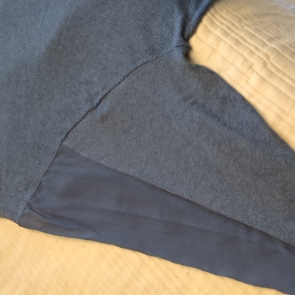 Eileen Fisher Petite Cotton Silk blend Sheer Sleeves Closet Staple Pullover - Picture 11 of 11